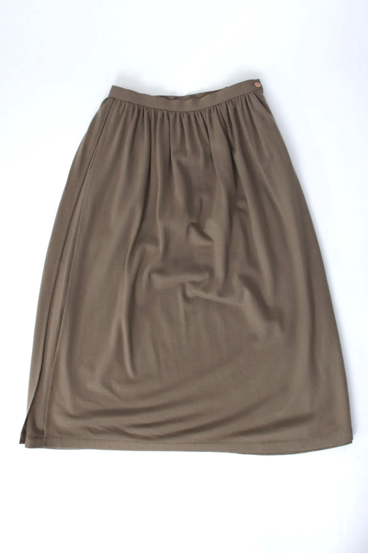 1980's Issey Miyake Wool Overlay Skirt