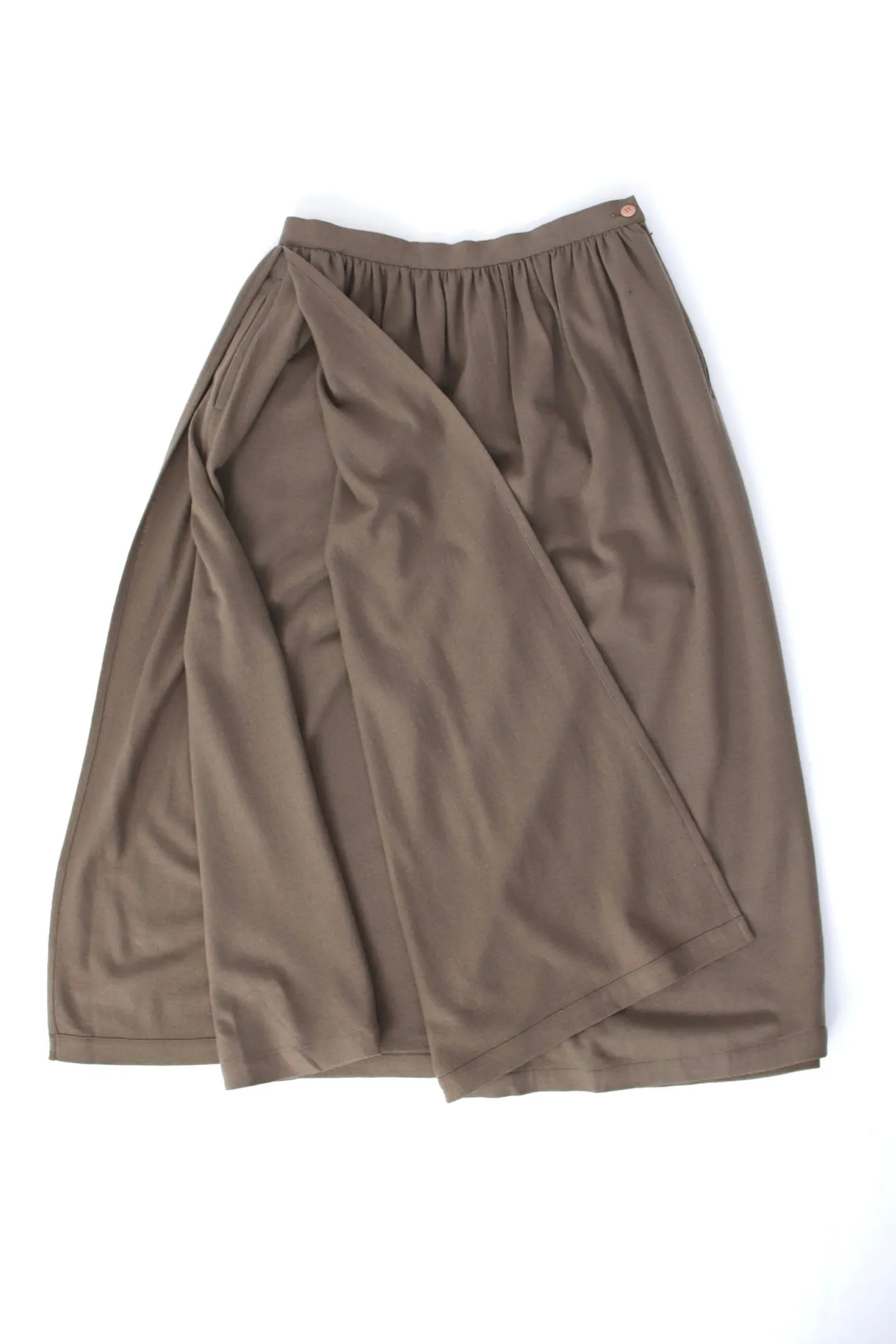 1980's Issey Miyake Wool Overlay Skirt