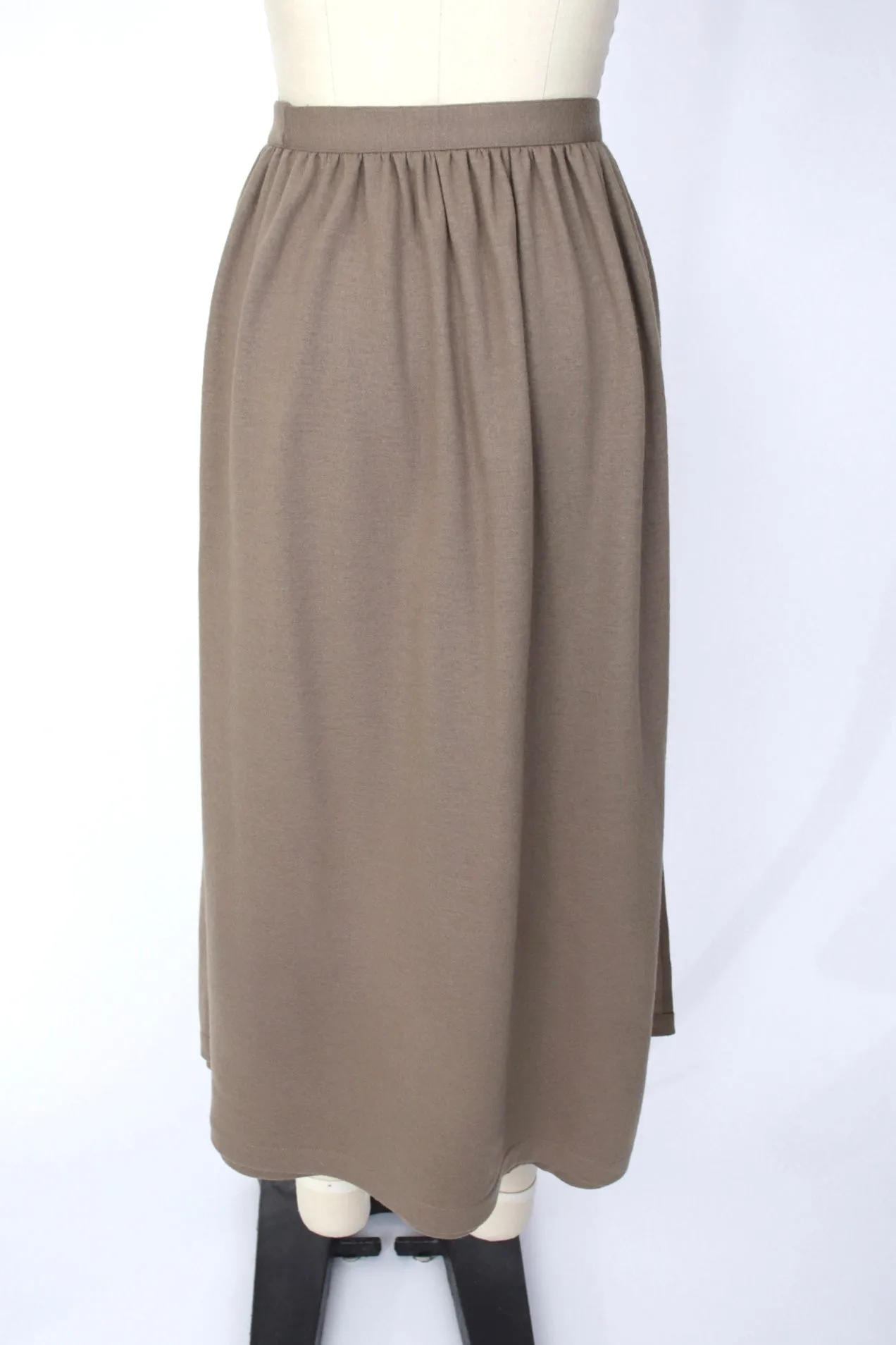 1980's Issey Miyake Wool Overlay Skirt