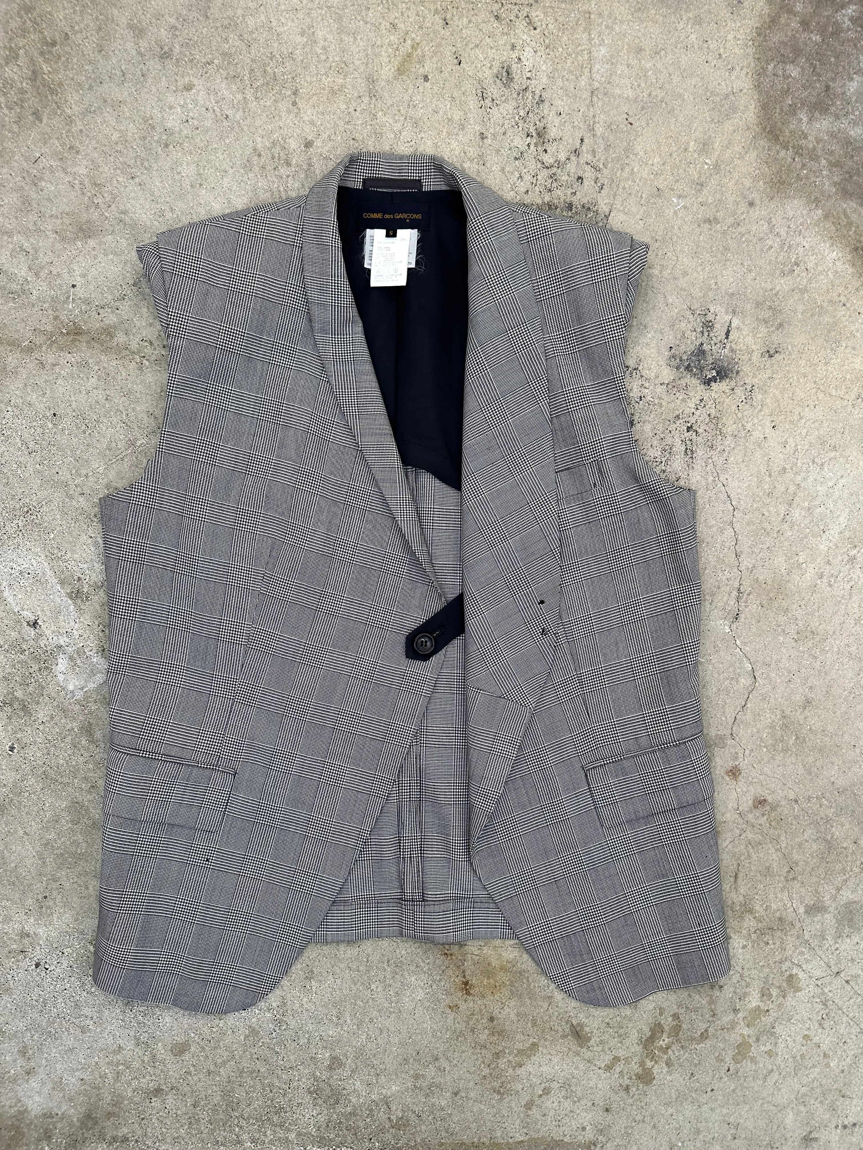1991 Comme des Garçons Houndstooth Vest*