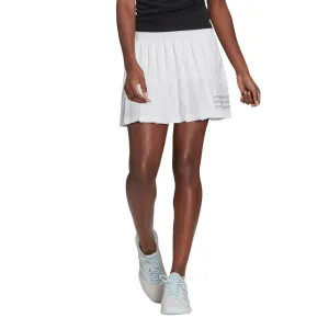 adidas Women's Club Pleated Skirt (White/Grey)