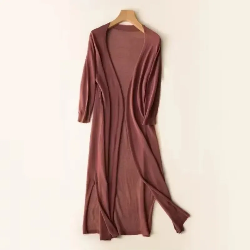 Anna | Women's Lightweight Spring Cardigan | Long