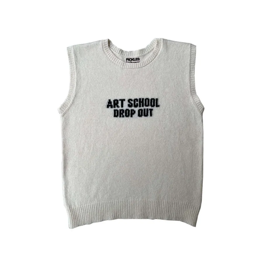 Art School Drop Out Vest | CREAM