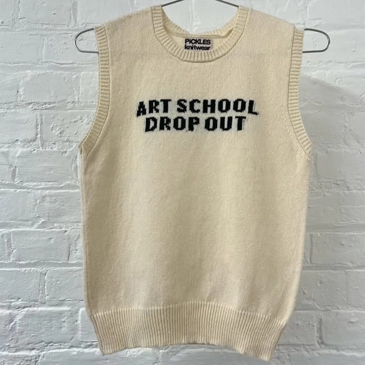 Art School Drop Out Vest | CREAM