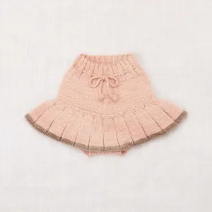Baby & Kids Hand Knit Merino Wool Skating Pond Skirt - Faded Rose /Brut
