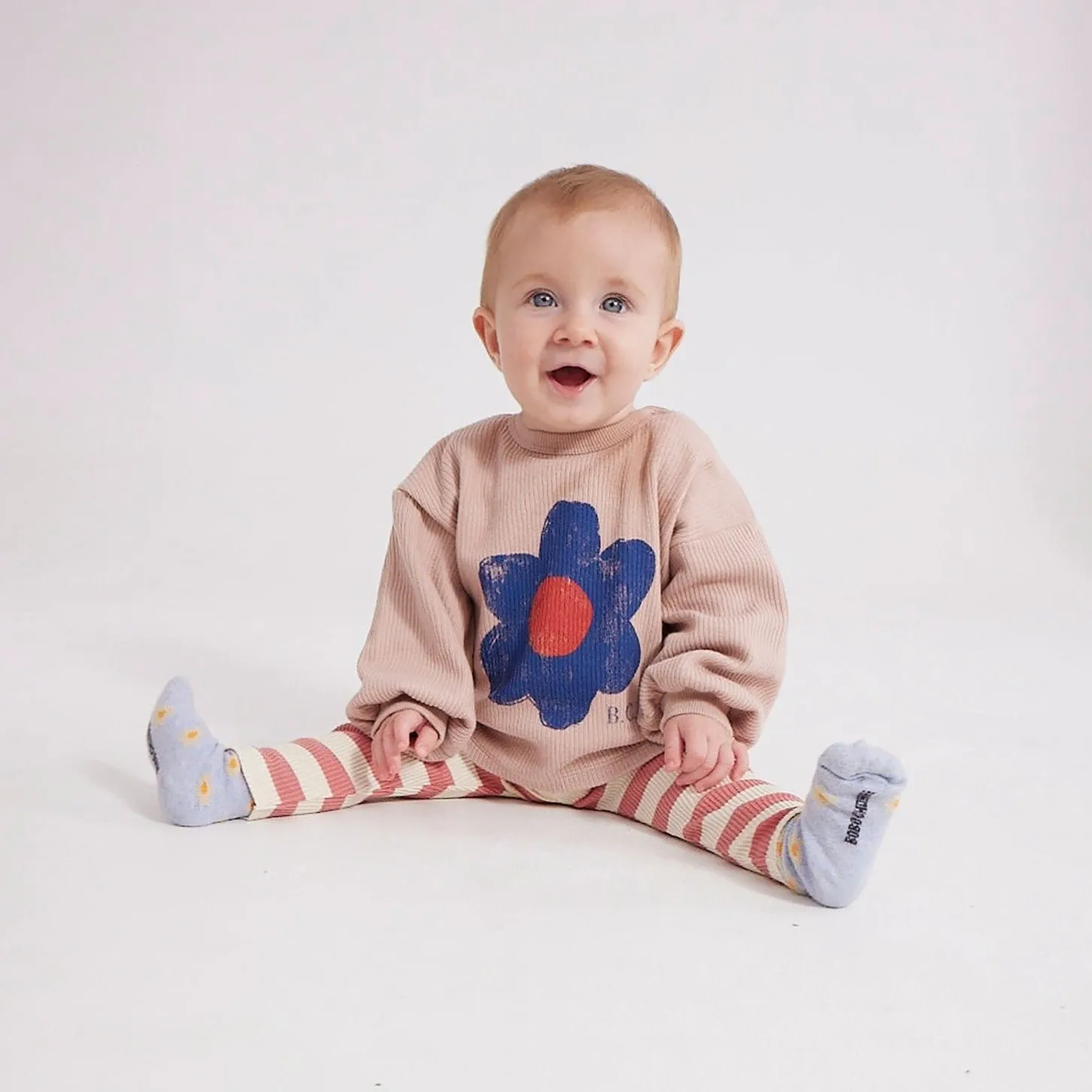Baby Maroon Stripes Leggings