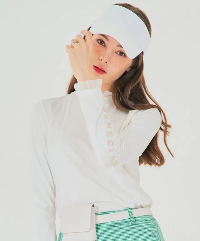 BENECIA 12 Shirring Lace Layered Tee - Ivory