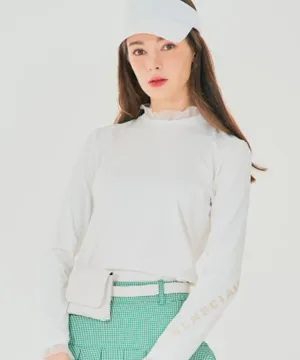BENECIA 12 Shirring Lace Layered Tee - Ivory