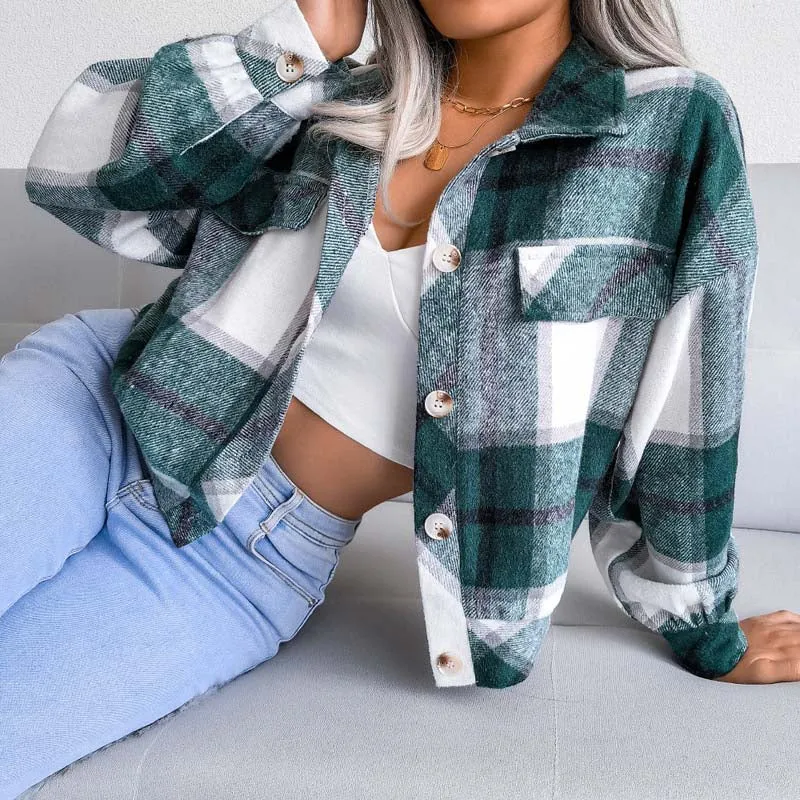 BerryBetty - Vintage Plaid Jacket
