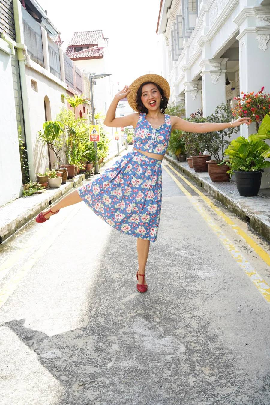 Betty Box Pleated Skirt