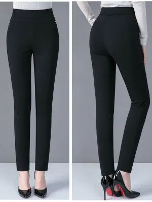 Black Carrot Slim Fit Trousers