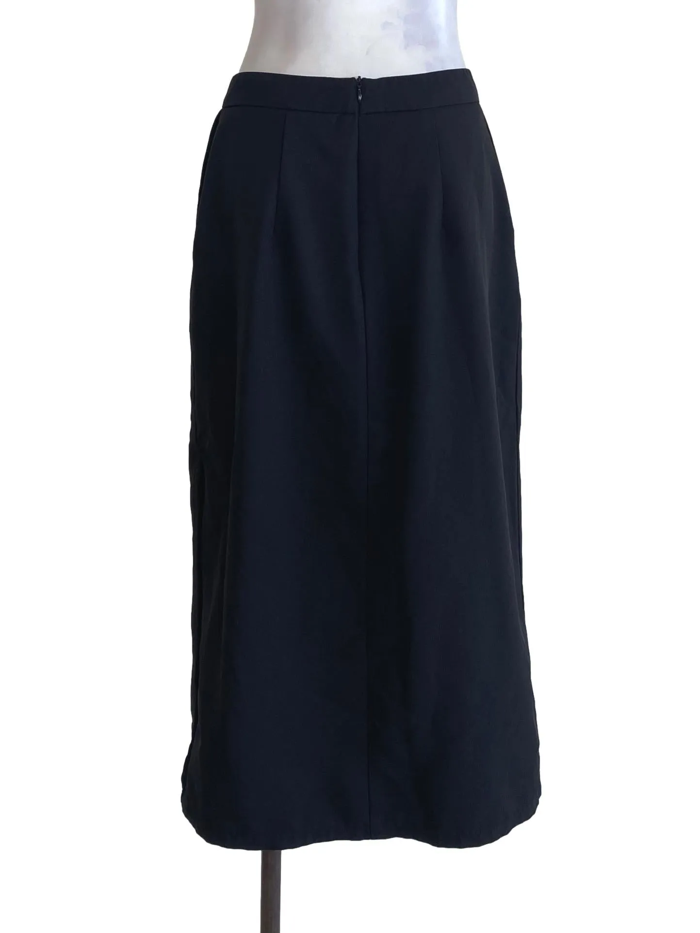Black Plain Skirt
