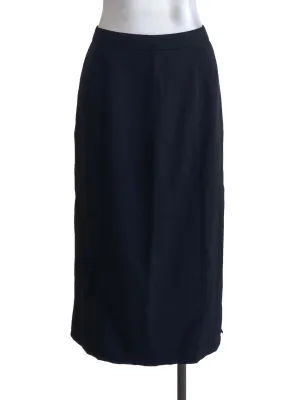Black Plain Skirt