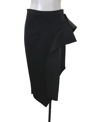 Black Ruffle Skirt