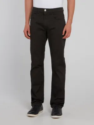 Black Straight Leg Trousers
