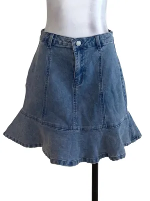 Blue Denim Skirt