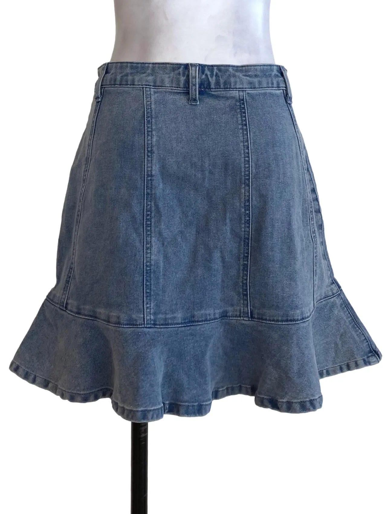 Blue Denim Skirt