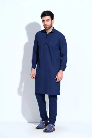 Blue Mens Kurta Trouser