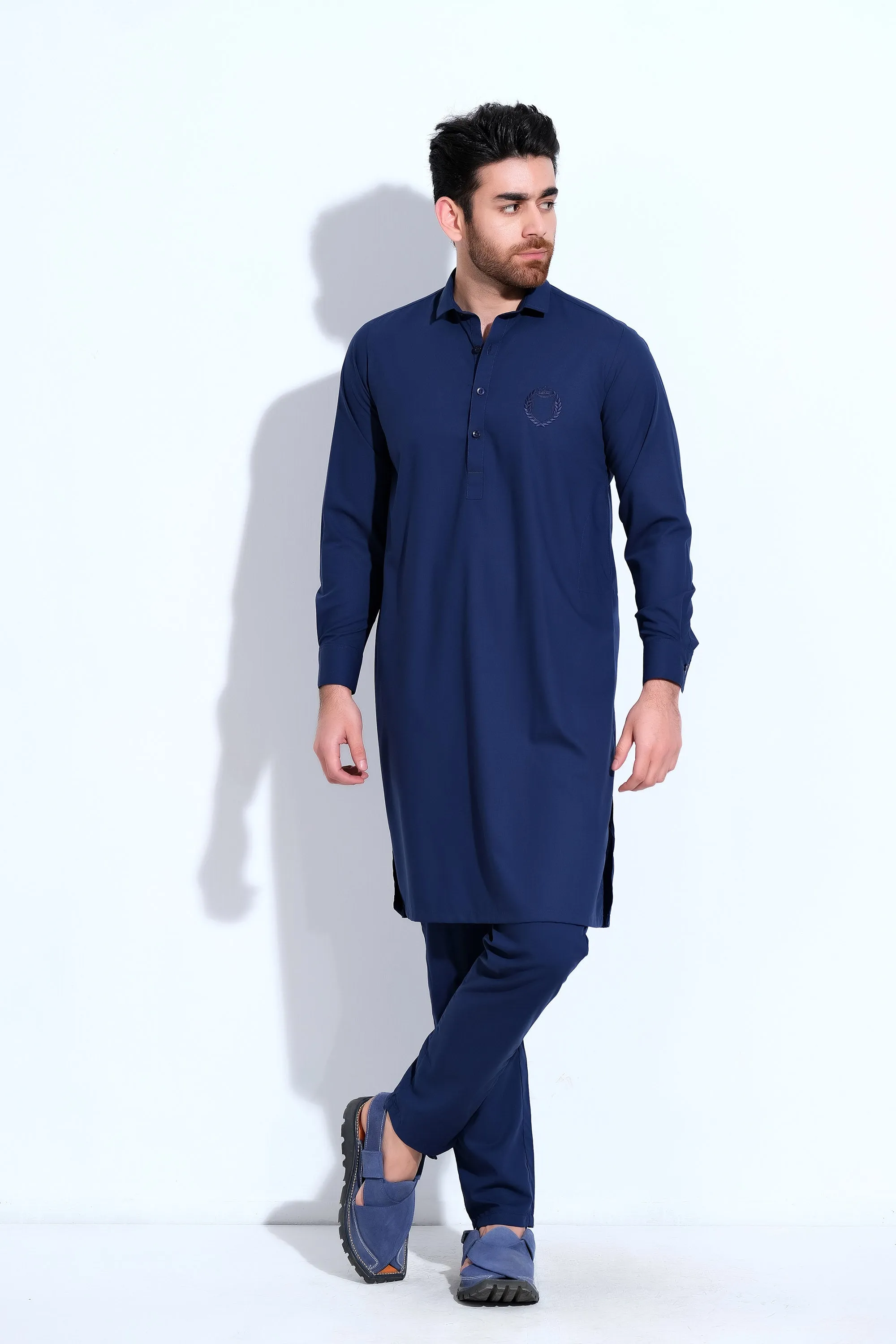 Blue Mens Kurta Trouser