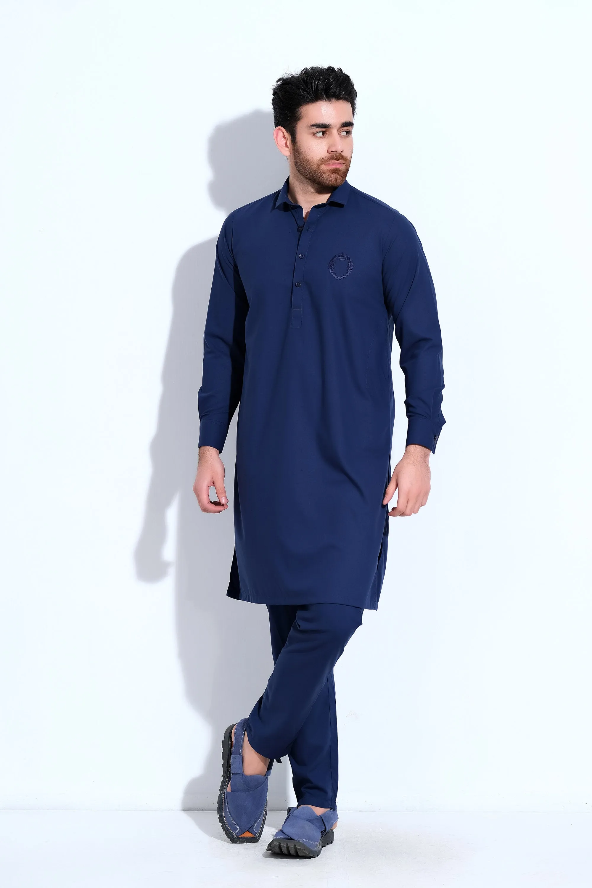 Blue Mens Kurta Trouser