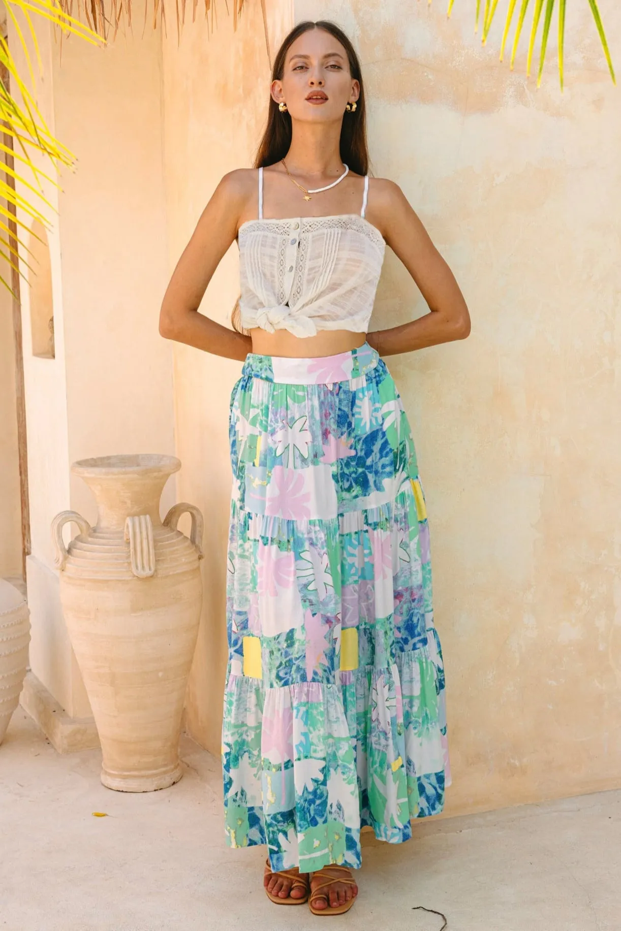 Bohemian Vacation Beach Skirt