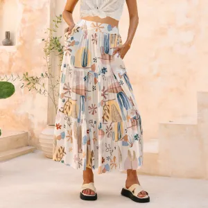 Bohemian Vacation Beach Skirt