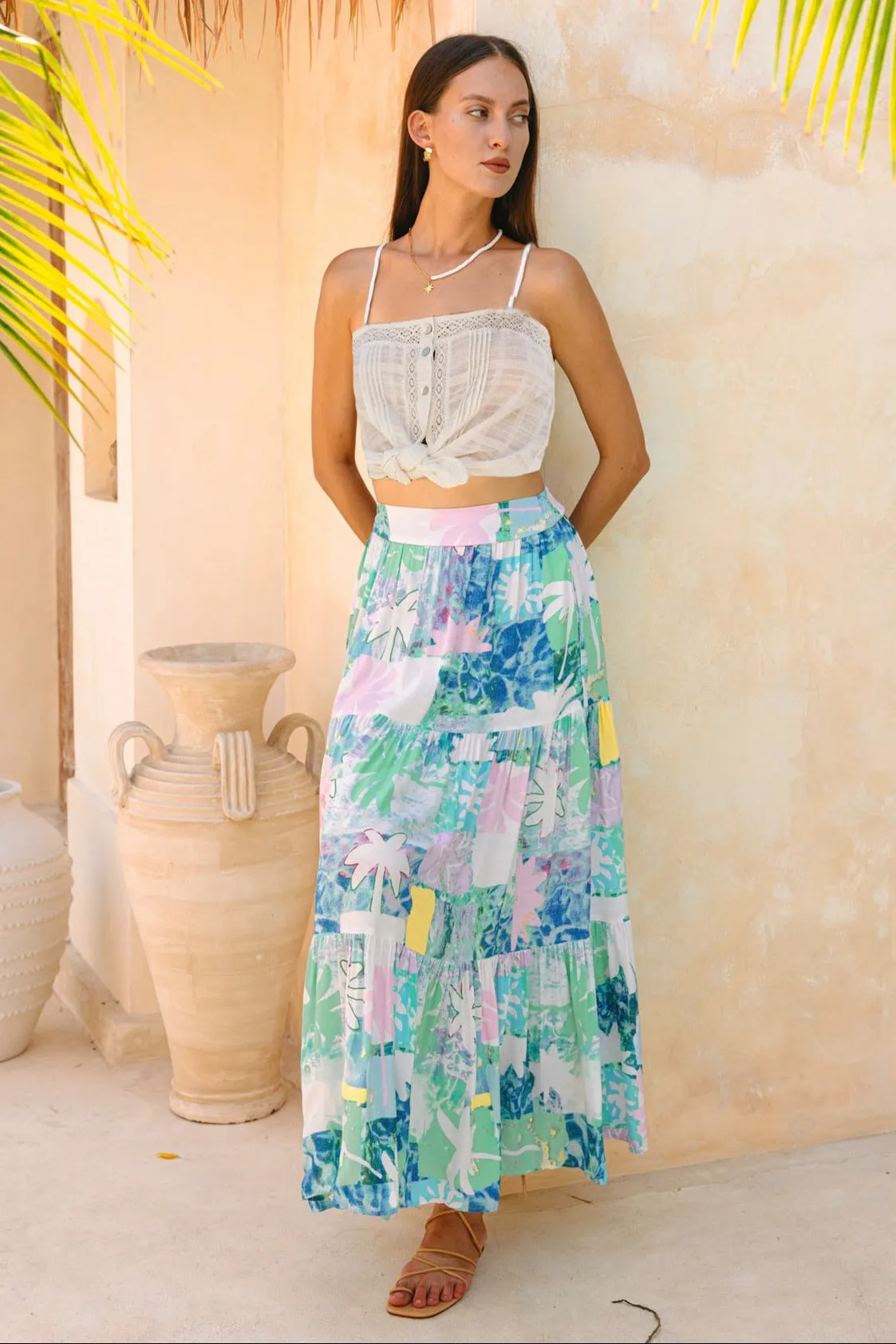 Bohemian Vacation Beach Skirt