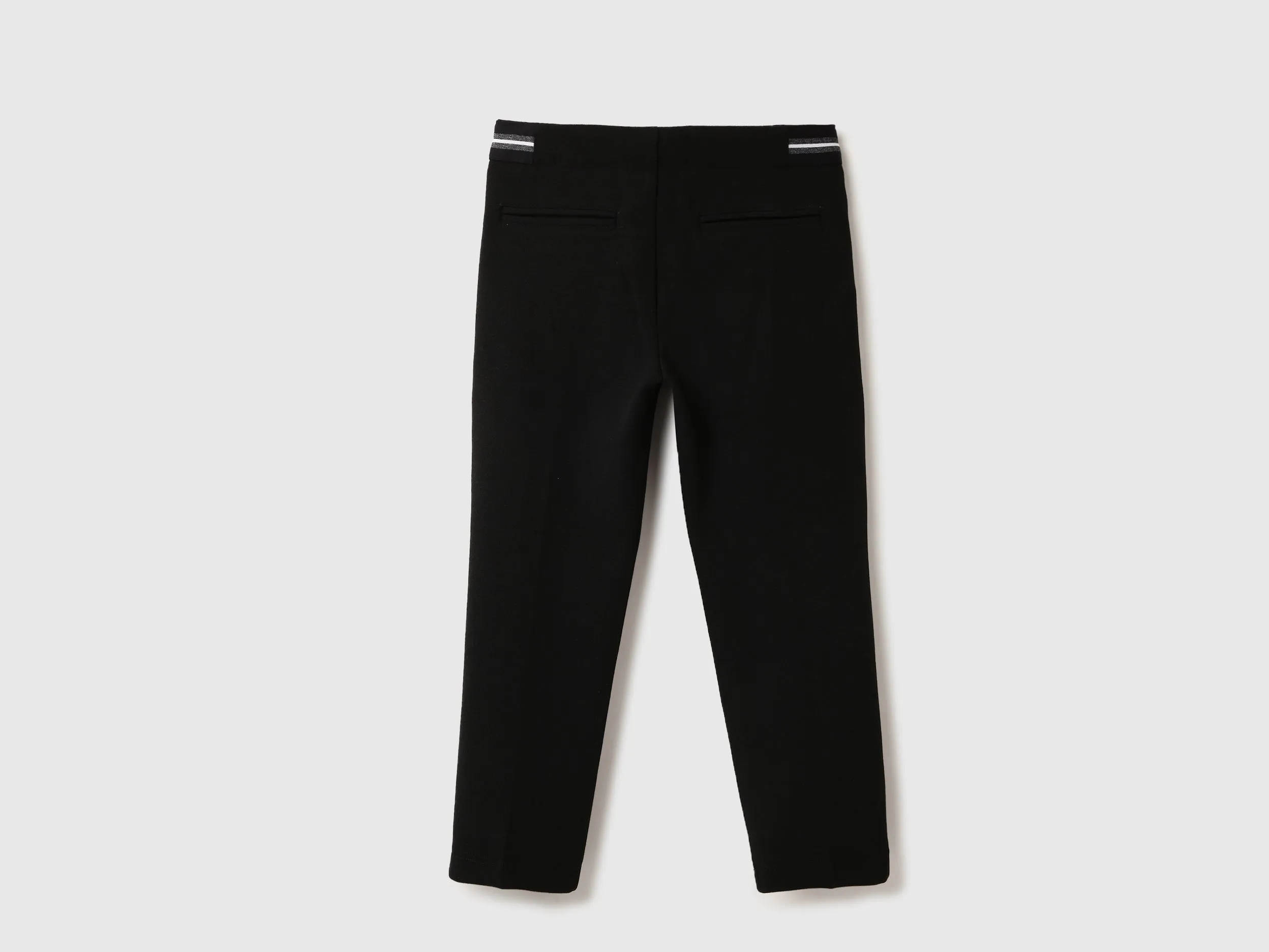 Boys Textured Slim Fit Trousers