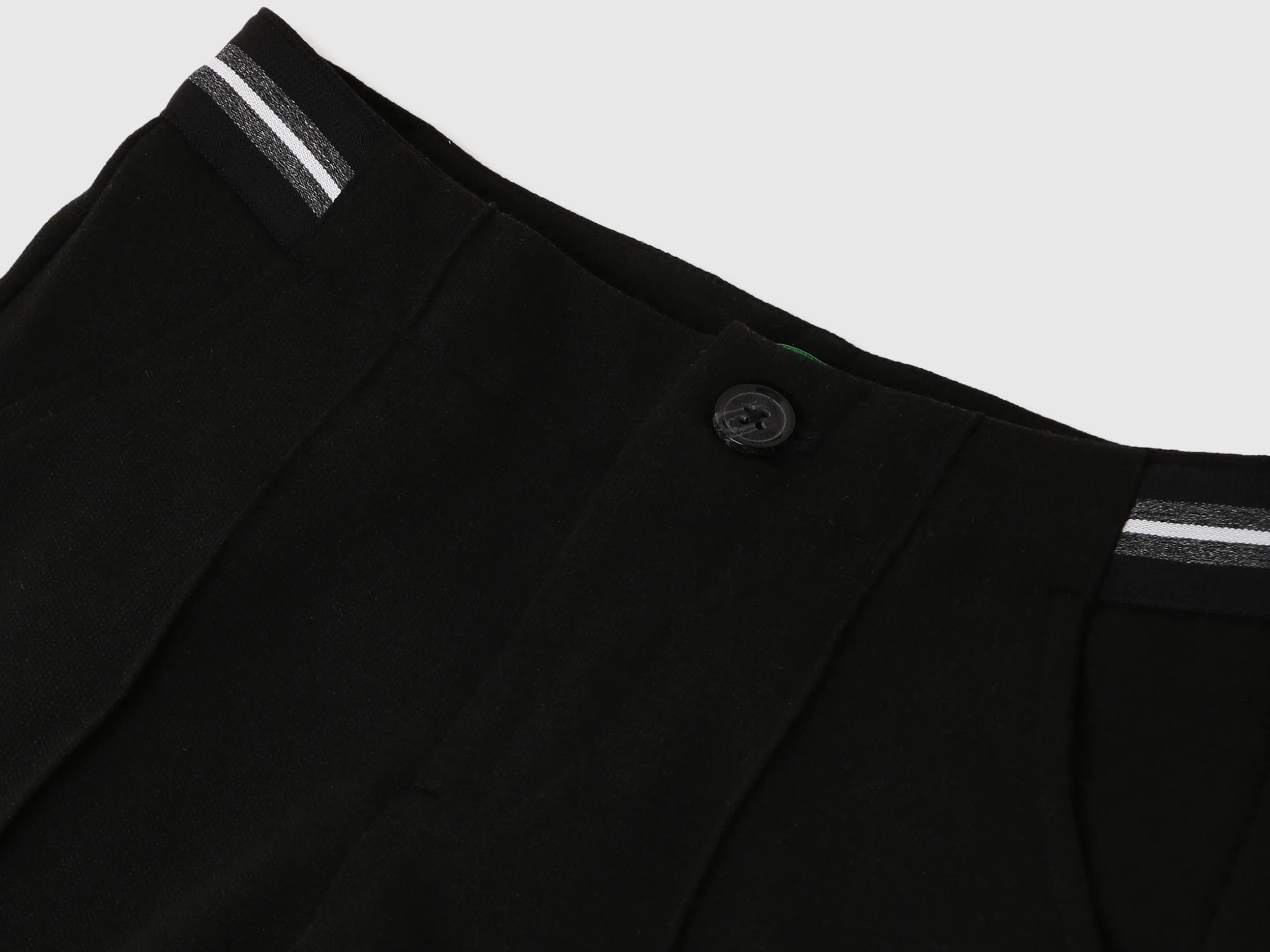 Boys Textured Slim Fit Trousers