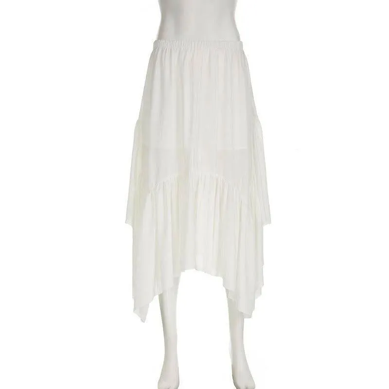 Breezy Cotton Irregular Long Dress