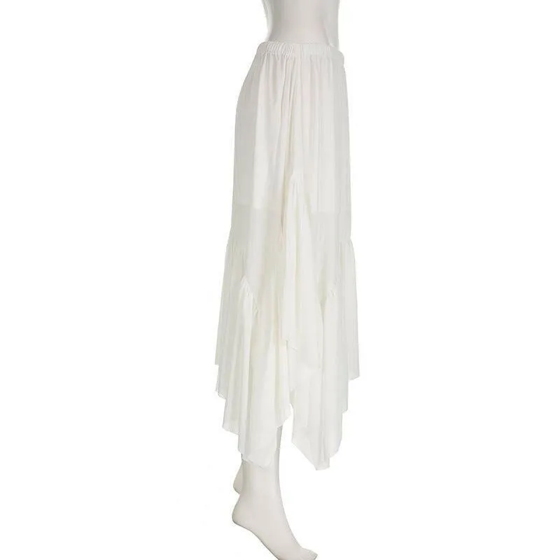 Breezy Cotton Irregular Long Dress