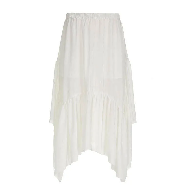 Breezy Cotton Irregular Long Dress