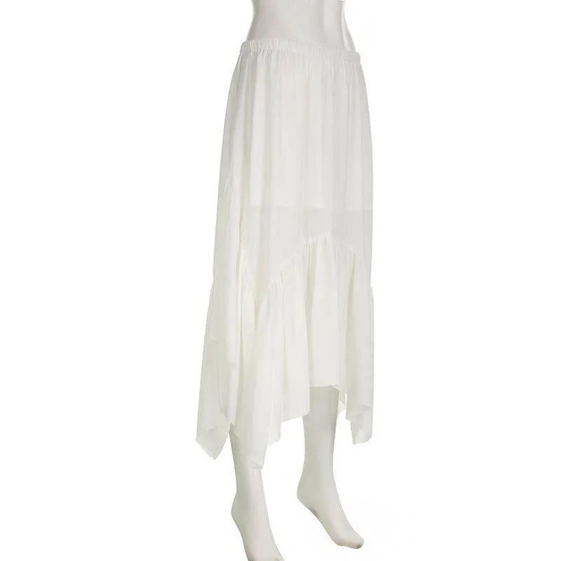 Breezy Cotton Irregular Long Dress