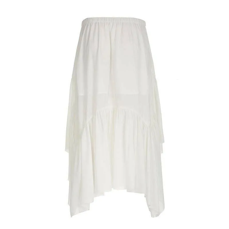 Breezy Cotton Irregular Long Dress