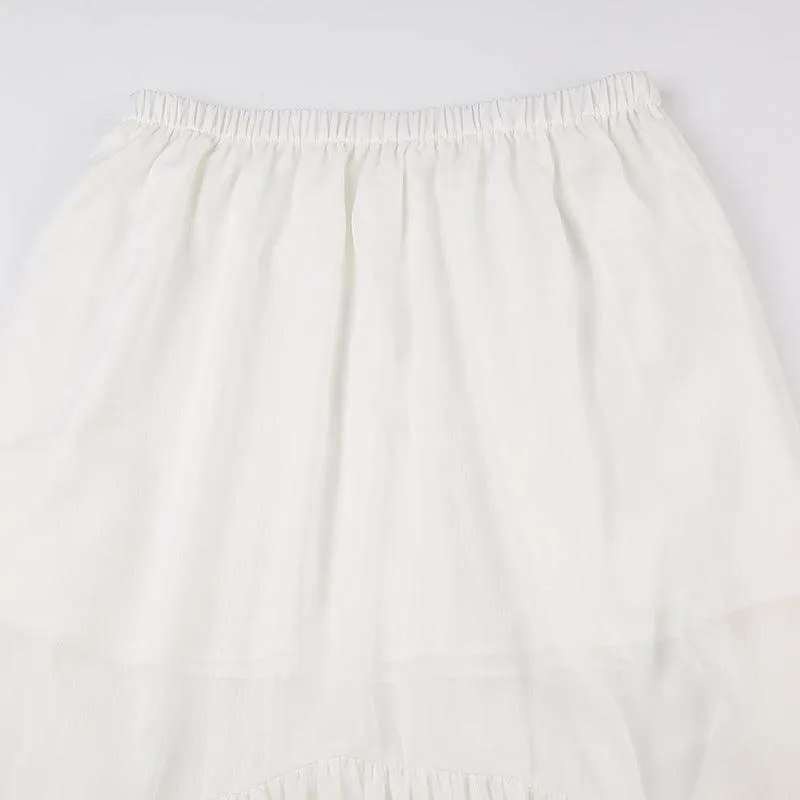 Breezy Cotton Irregular Long Dress