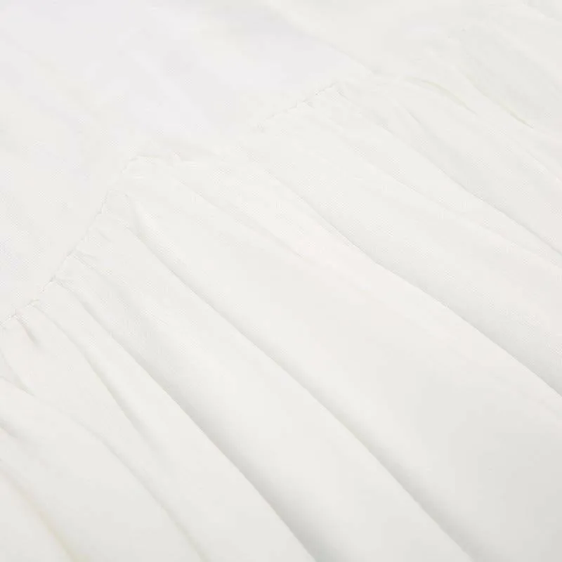 Breezy Cotton Irregular Long Dress