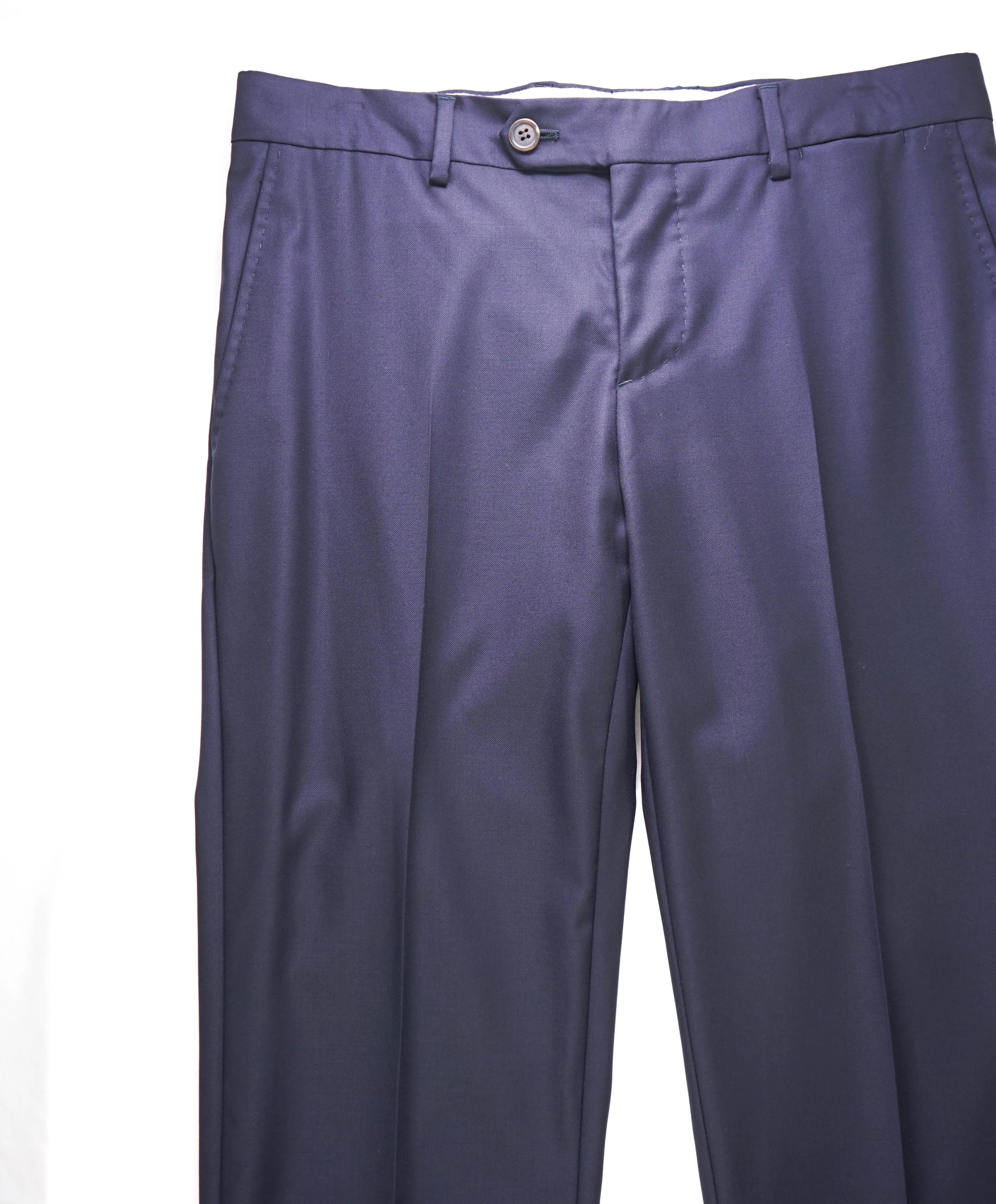 BRUNELLO CUCINELLI - WOOL *CLOSET STAPLE* Navy Blue Dress Pants - 33W