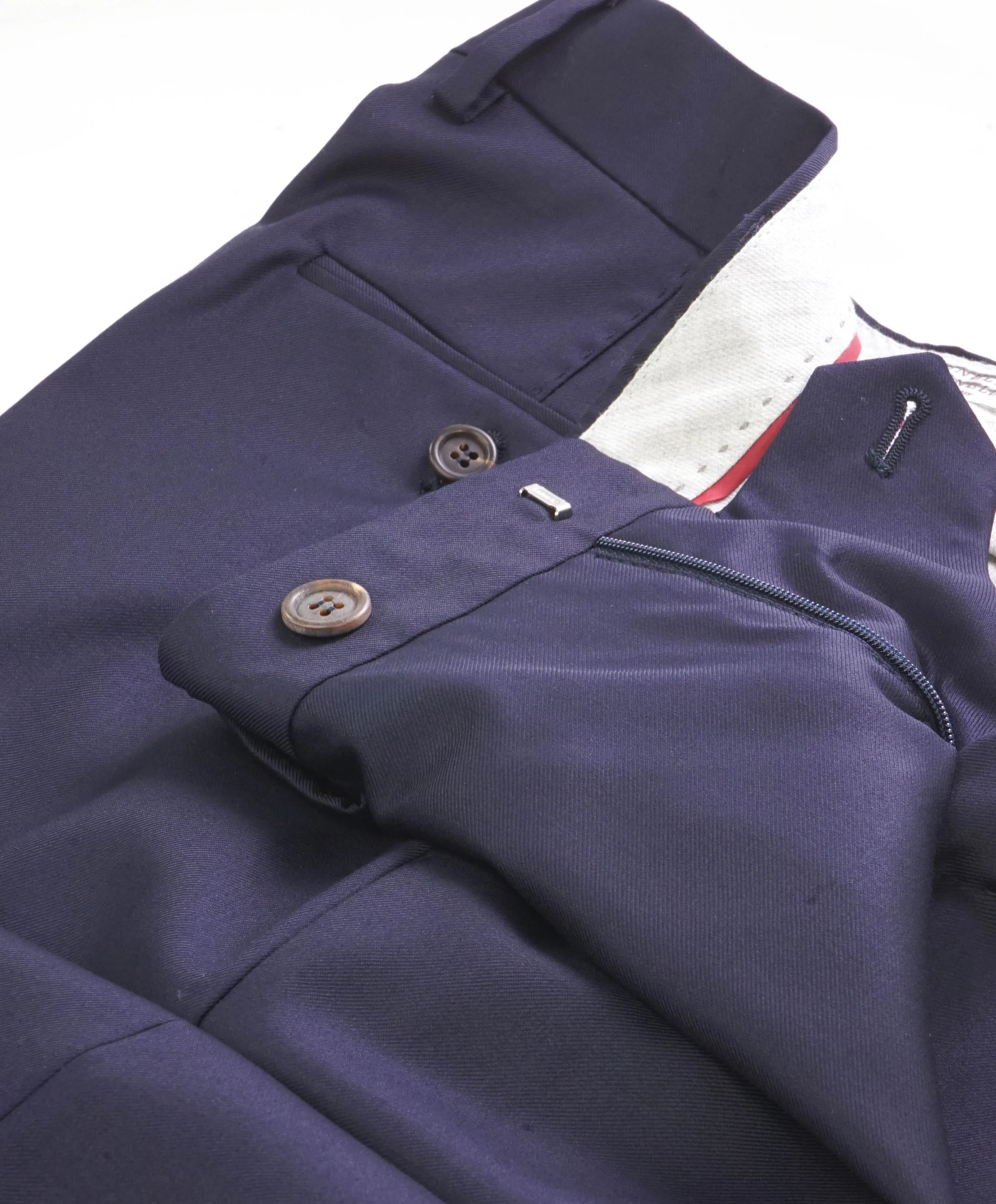 BRUNELLO CUCINELLI - WOOL *CLOSET STAPLE* Navy Blue Dress Pants - 33W