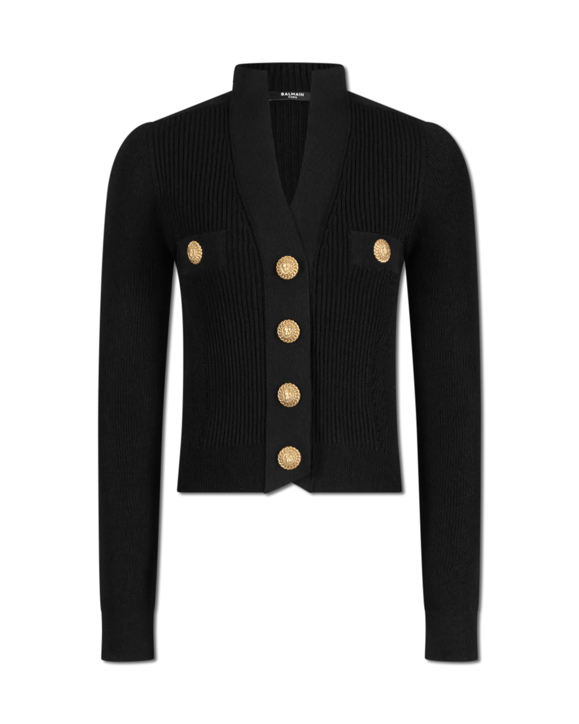 Buttoned Knitted Cardigan