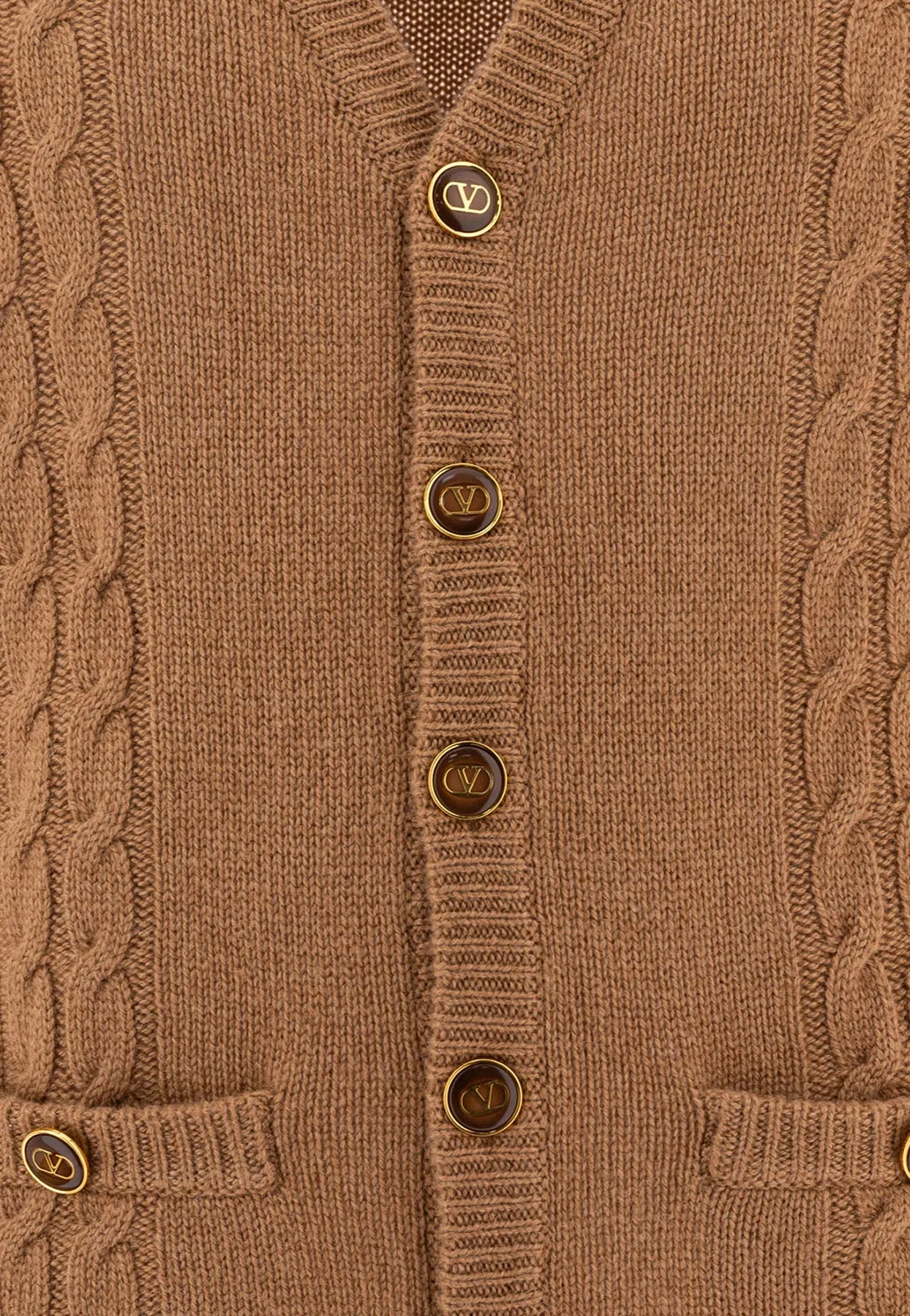 Cable-Knit Cardigan