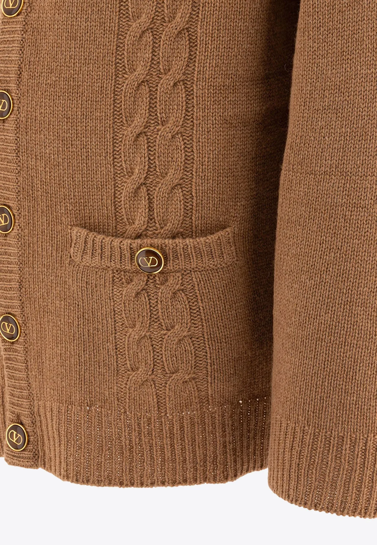 Cable-Knit Cardigan