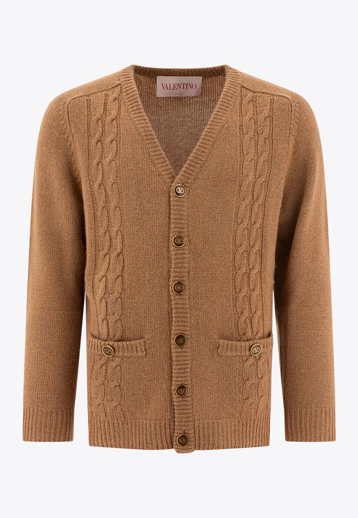 Cable-Knit Cardigan