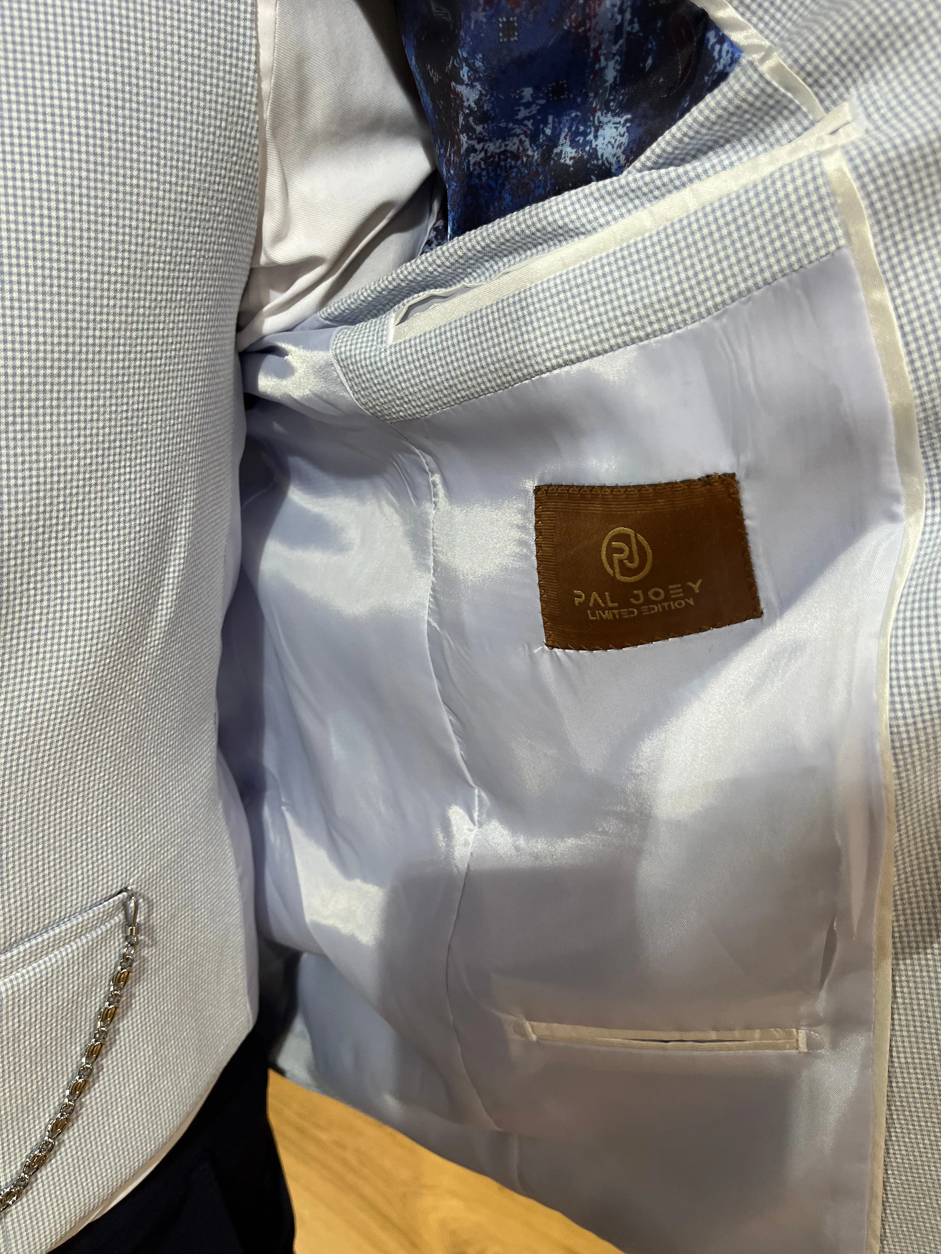 Calvesi - Sky Blue 3 Piece Suit