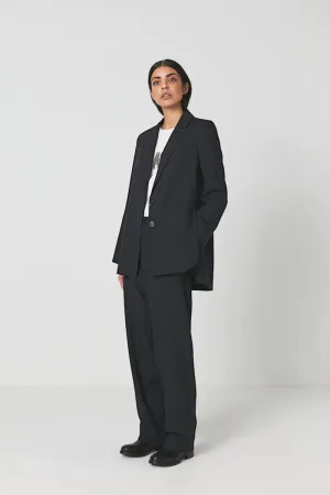 Carly - Navy pinnstripe Pant