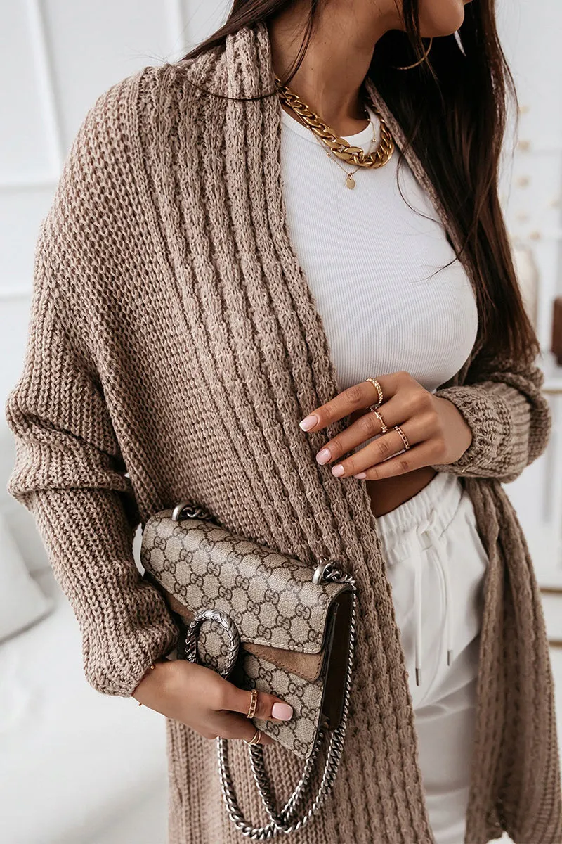 Casual Solid Patchwork V Neck Cardigans(5 Colors)