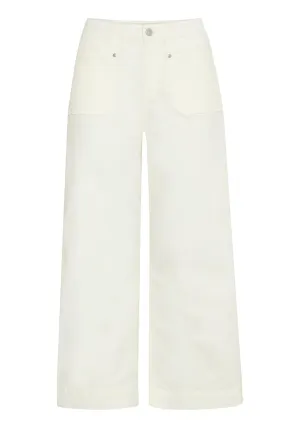 Casual Trousers - White