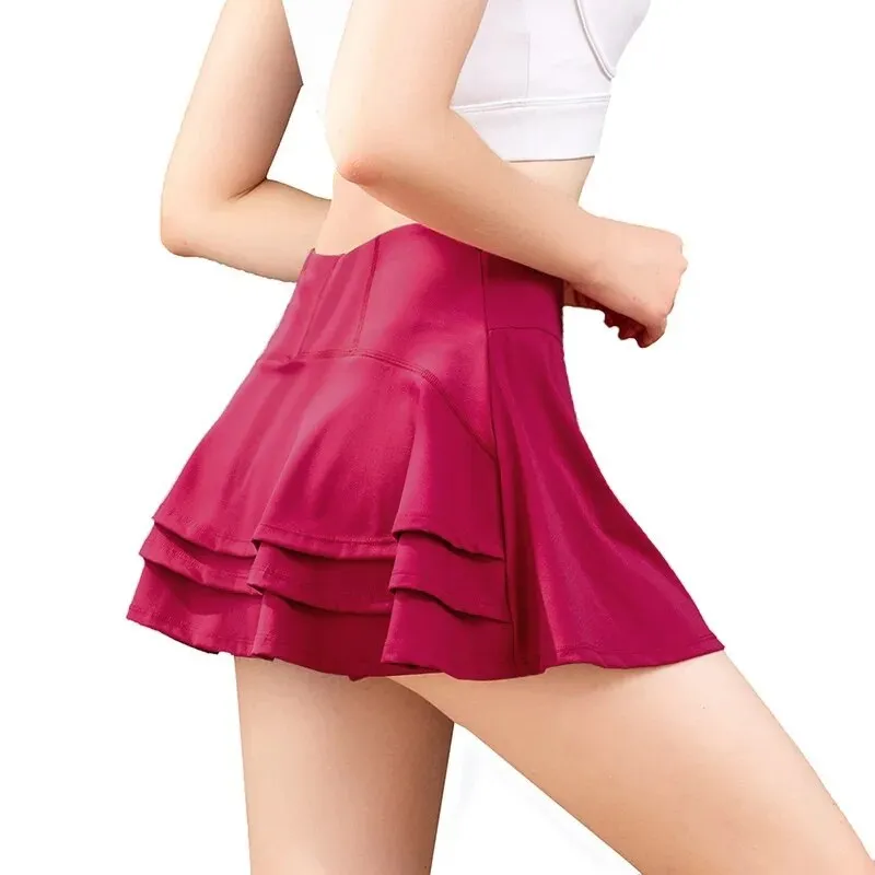 Cloud Hide Women Golf Tennis Skirts Sports Pocket Pleated Skirt Fitness Girl Dancing Shorts Quick Dry Gym Workout Running Skorts