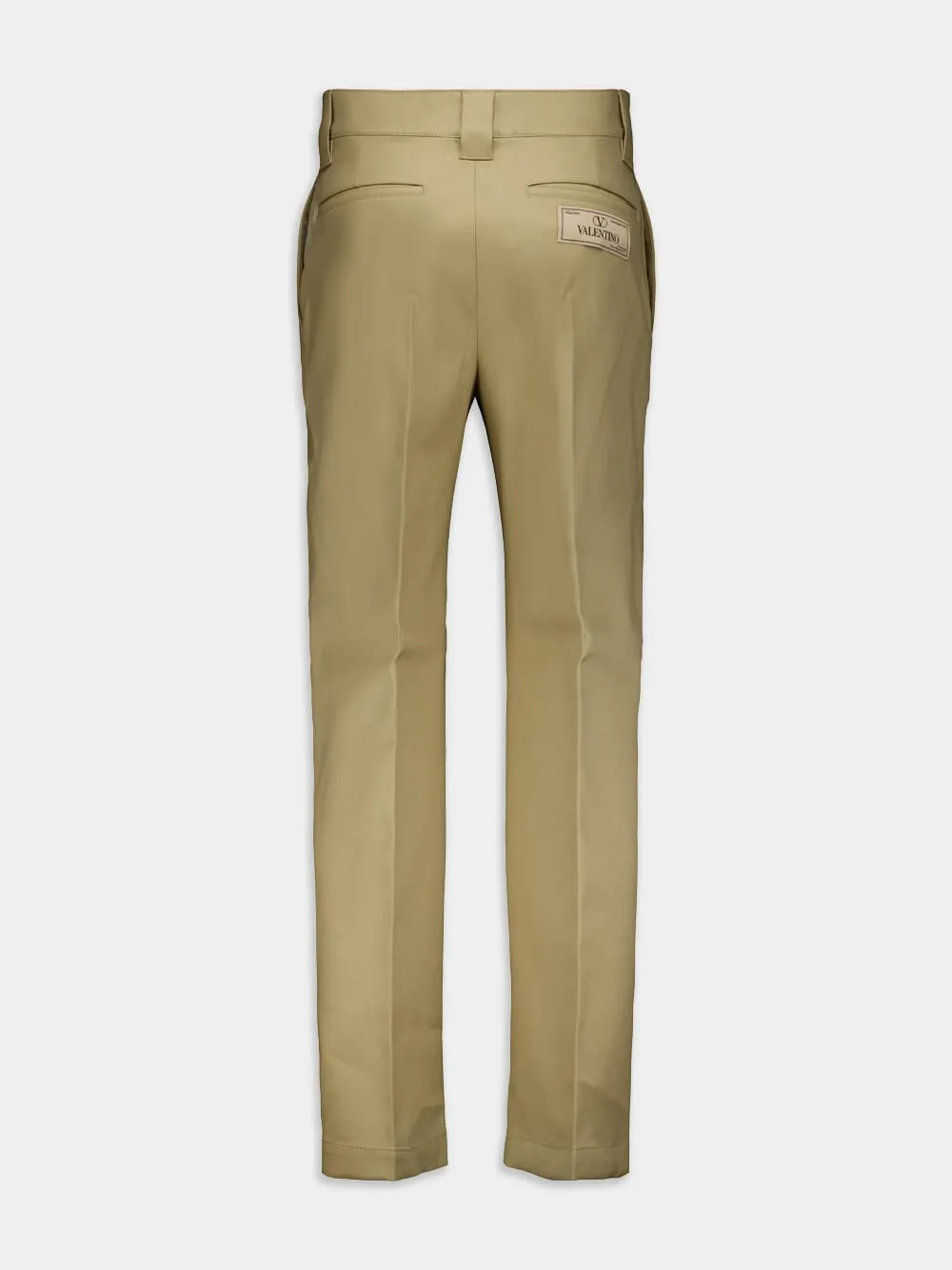 Cotton Straight Pants