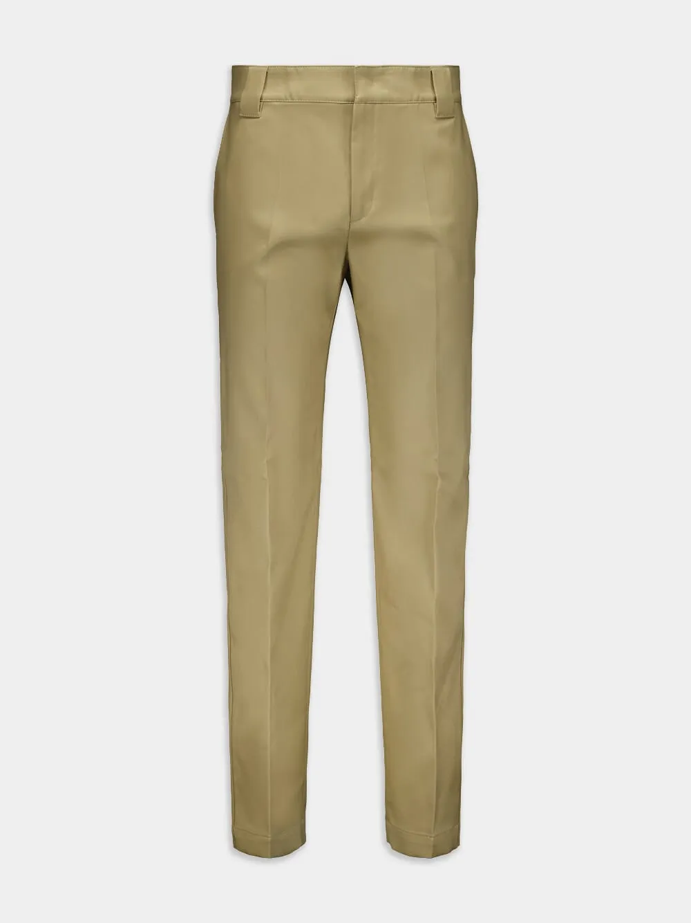 Cotton Straight Pants