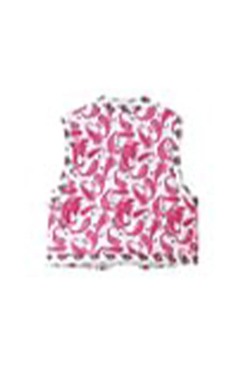 CR3256 Floral Quilted Vest